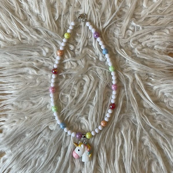 Kinderketting "unicorn" regenboog