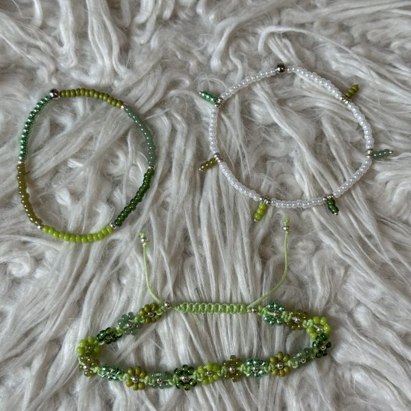 Setje van 3 armbandjes "groen" - Image 2